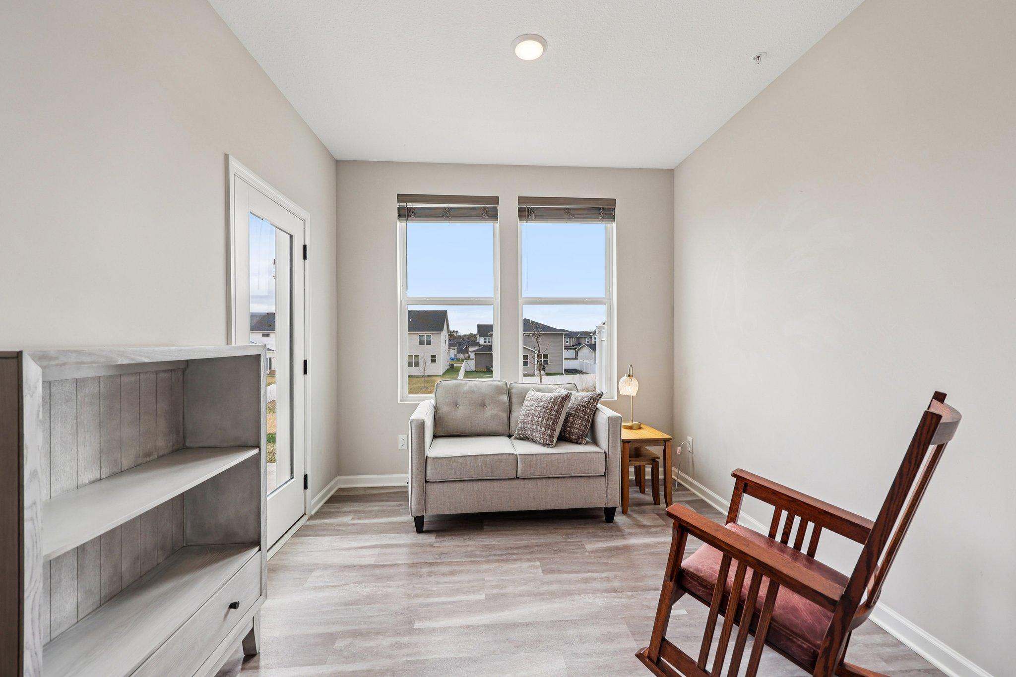 Sunroom from interior of home