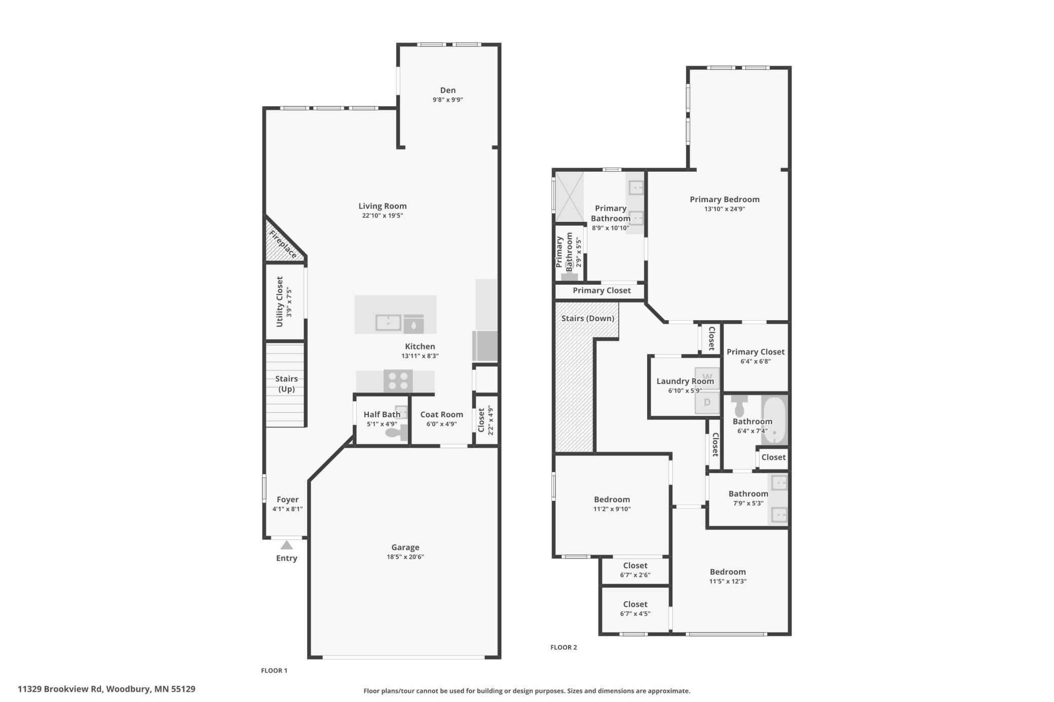 Combined floorplan