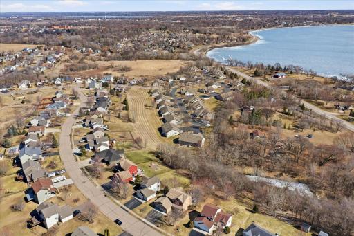 Back yard adjoins city-owned land for natural privacy