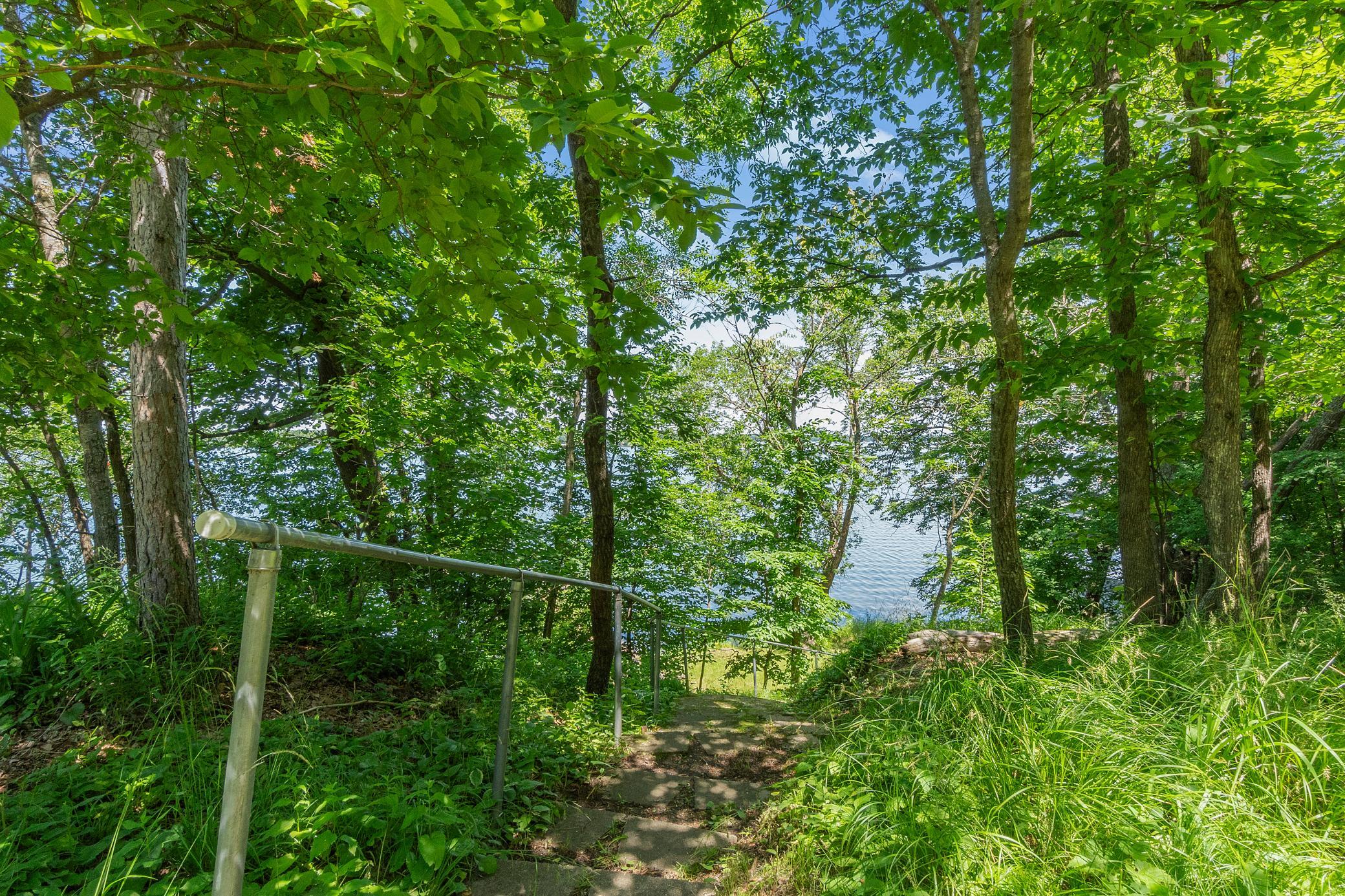 Steps Down To Lake