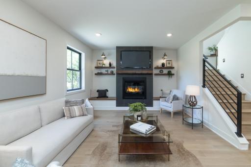 Recessed lights and built in low voltage speakers