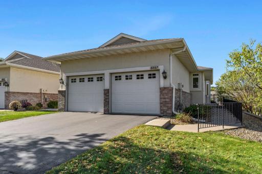 One Level End unit with expanded driveway