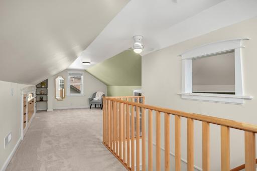 Bedroom 3 of 3 is located on the upper level.