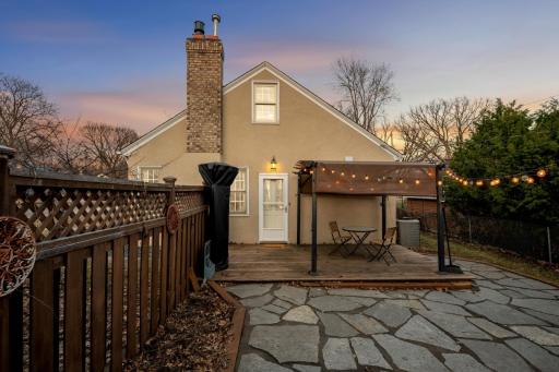The patio and deck are stunning places to be!