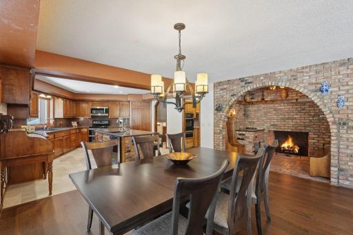âCharming brick alcove inspired by the ownerâs Italian upbringing, designed to bring the warmth of traditional European homes into the space with its arched opening, rich brickwork, and inviting hearth.â