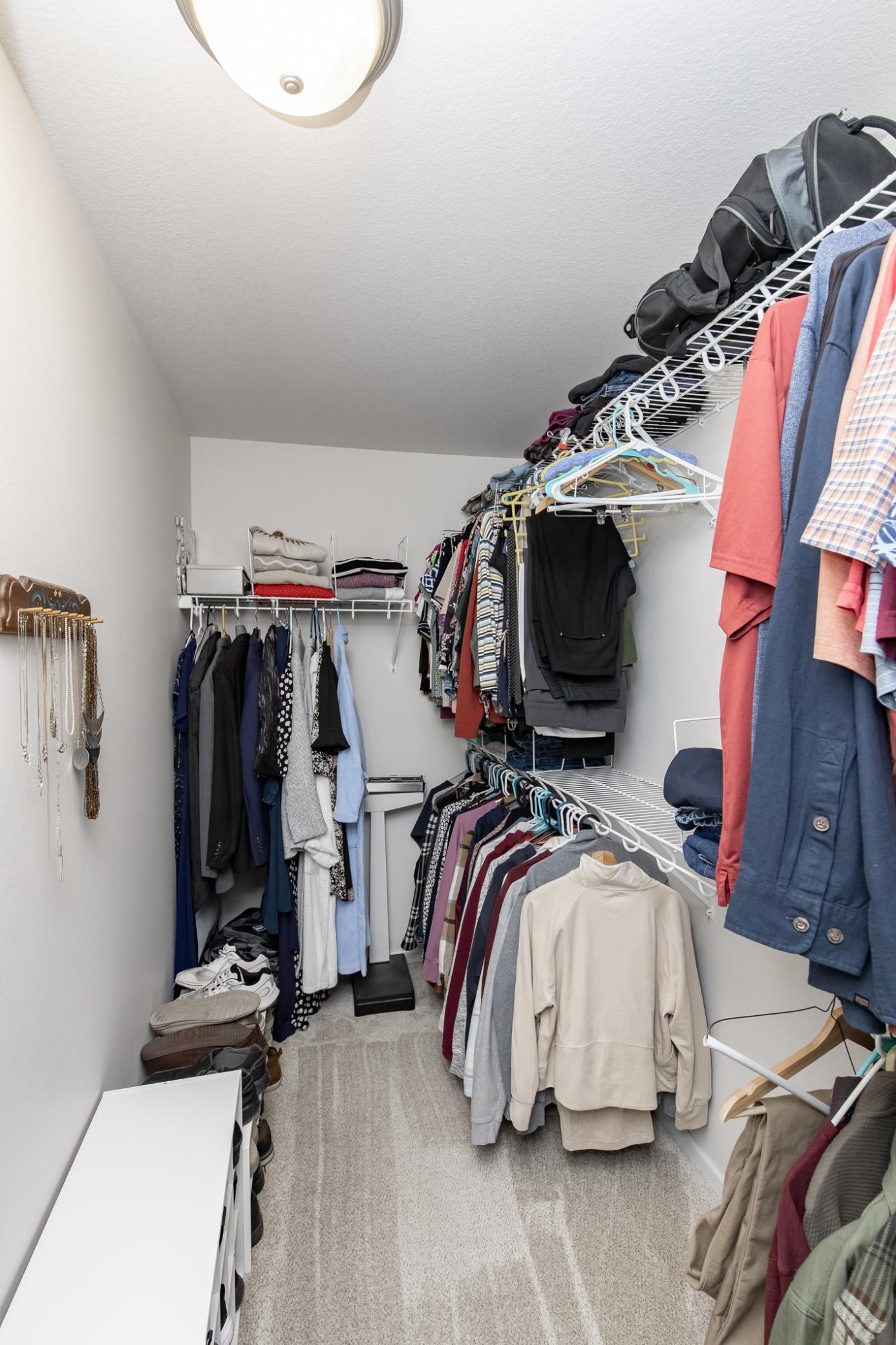 Primary Walk in Closet