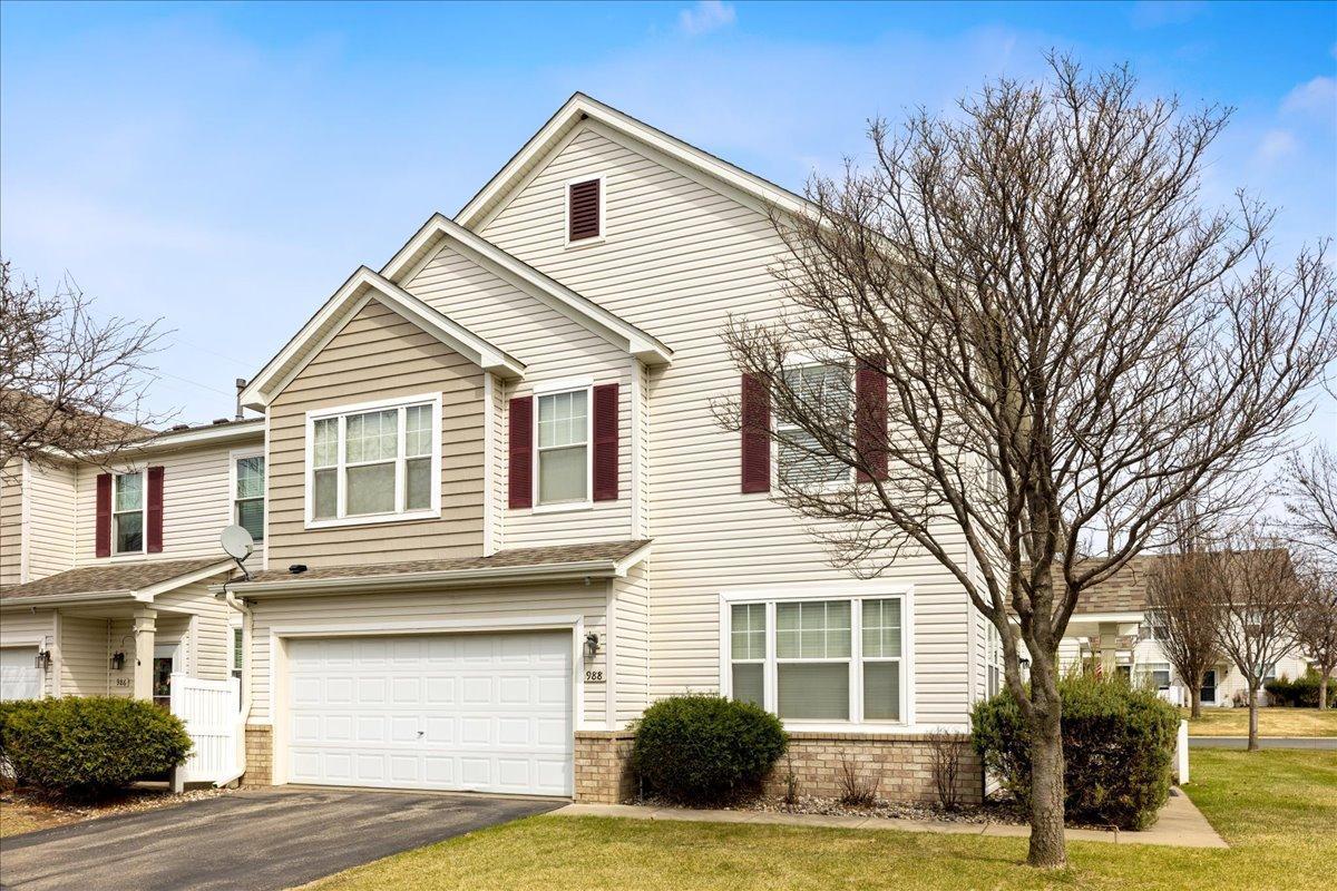 2 car attached garage