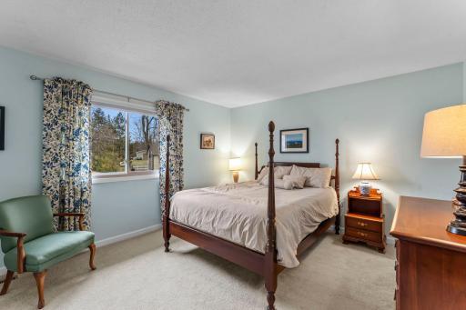 Large primary bedroom on upper level