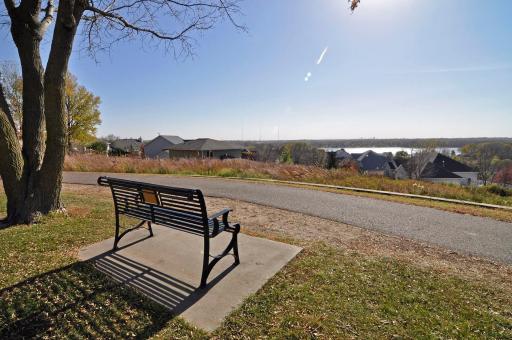 Just a short trail walk to Sunset Ridge Park - a peaceful park setting with walking trails, playground and more!
