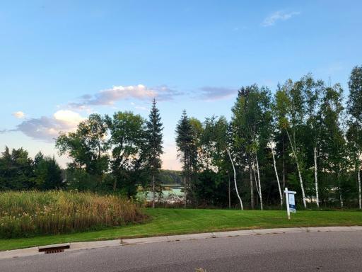 Photo for 30339 Orchard Court, Center City, MN 55012 - listing #7023940 View from Orchard Ct looking at where a probably front entrance of the house will be located. Driveway entrance will be on the right side of the photo..jpg