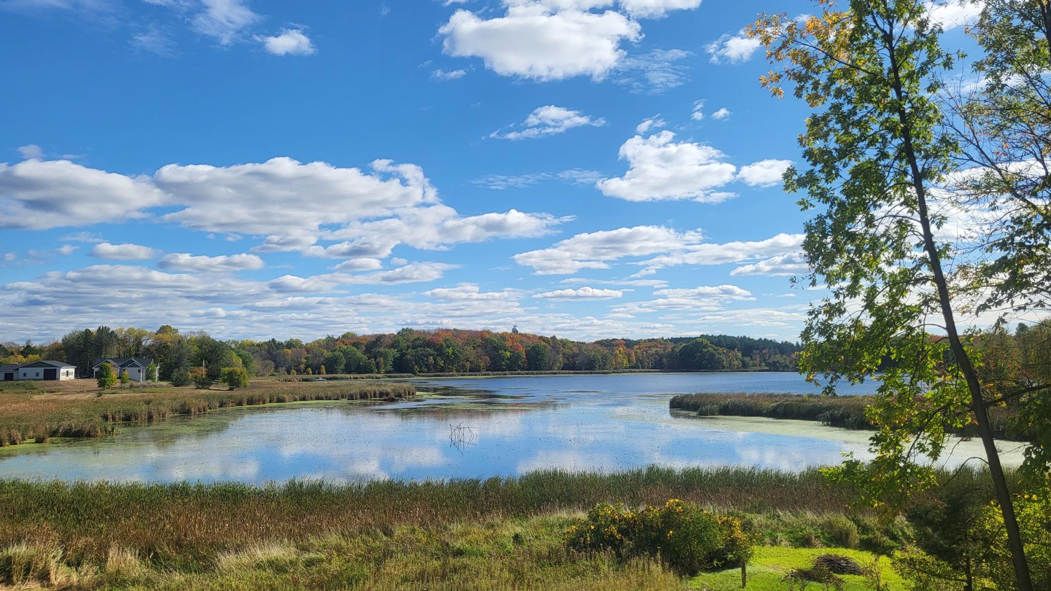 Southeast view of from the south corner of the back of the homes location.