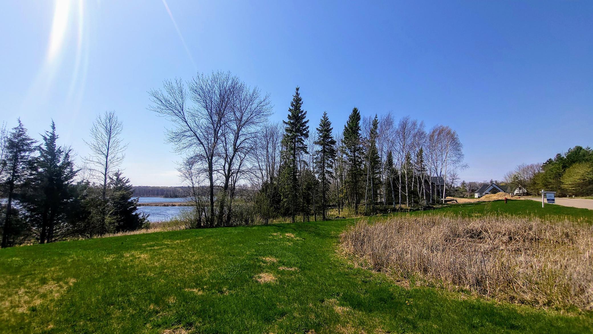 South-facing view from the North edge of the property