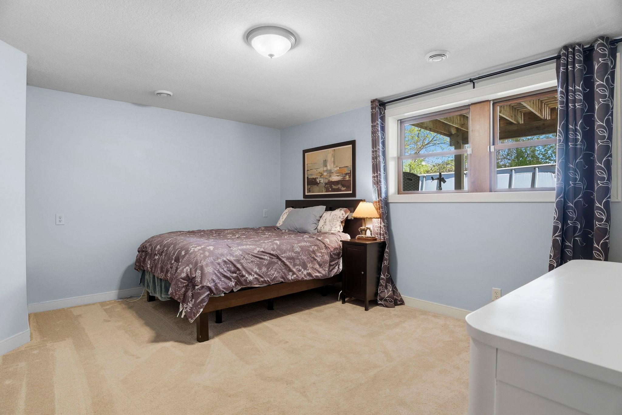 Huge 4th bedroom in the lower level.