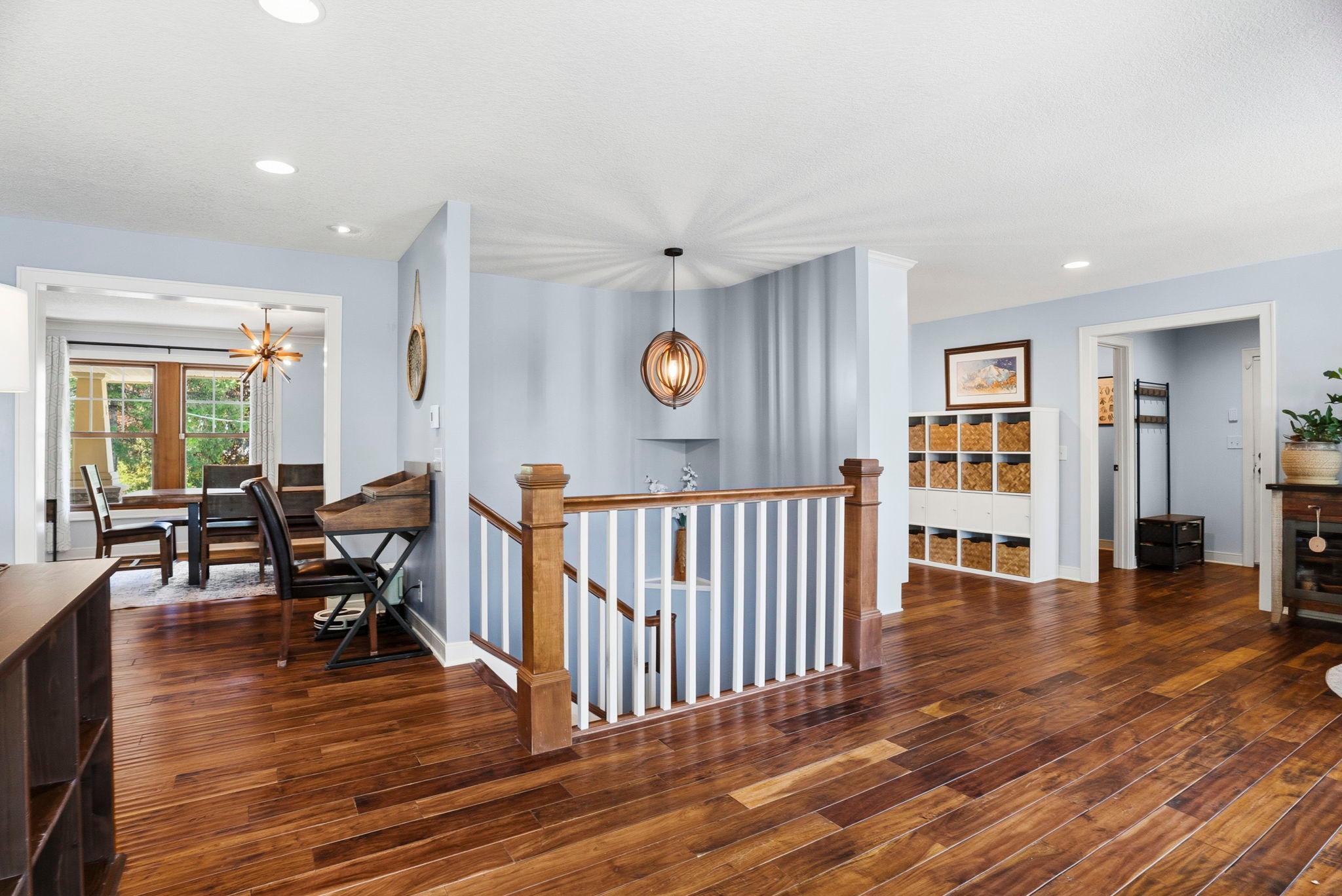 Open and bright floor plan.