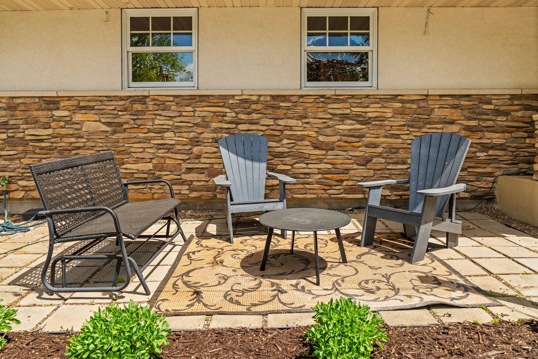 Front patio.