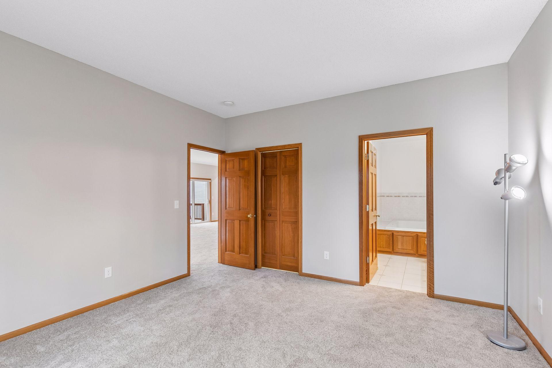 Primary Bedroom with walk in closet and private bath