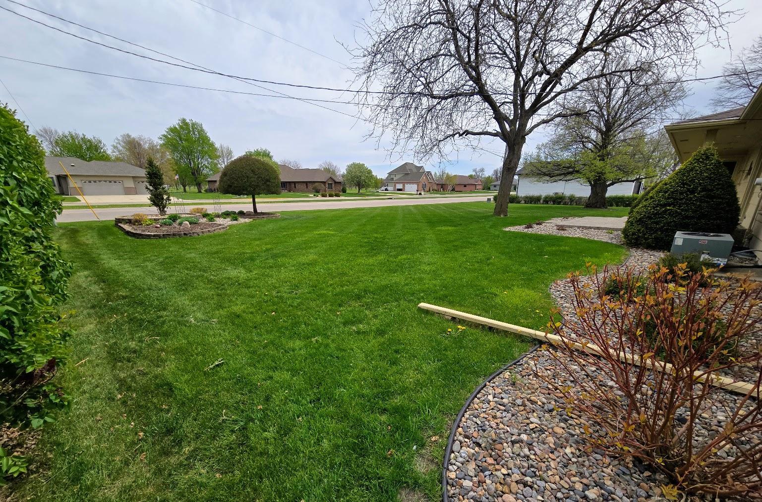 View east towards golf course