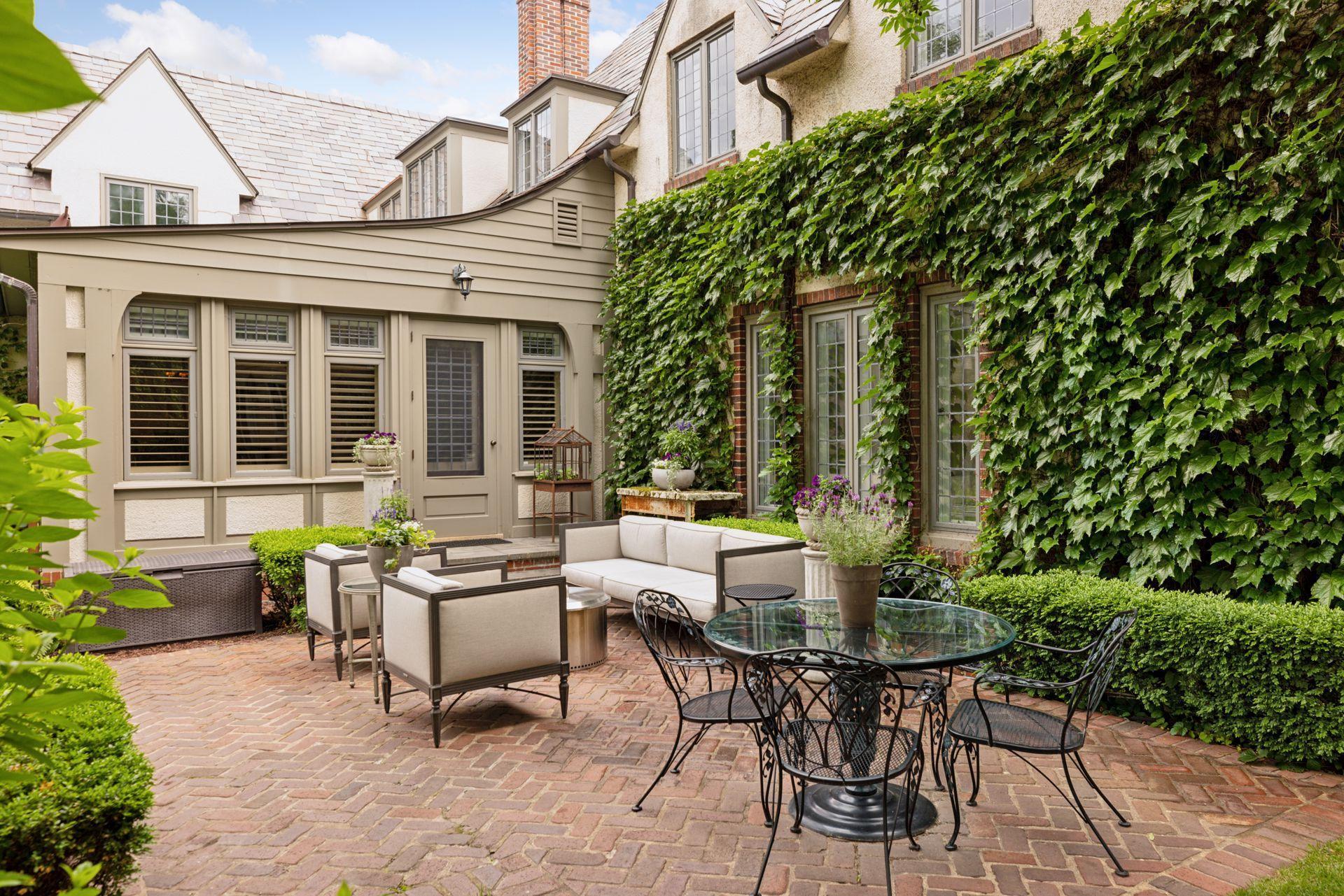 Patio season is almost here! This spacious patio invites outdoor dining and relaxation.