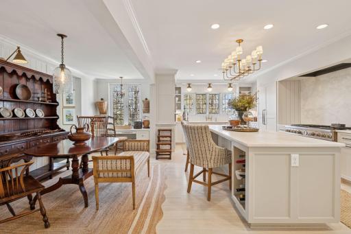 Two wide doorways lead into the adjacent family room.