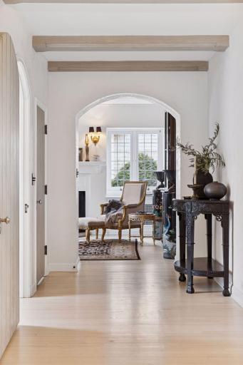 The main hallway leads to a main level office/den.