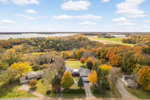 The fall colors really show off this property, but let's be honest, it's a stunning property all year round.