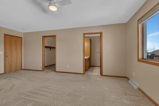 Primary bedroom with WIC and bathroom