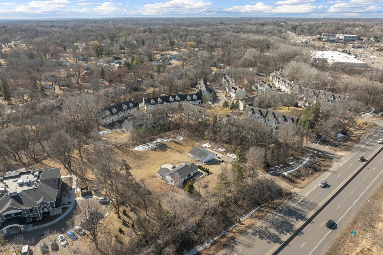 Multiple housing to the immediate west of property