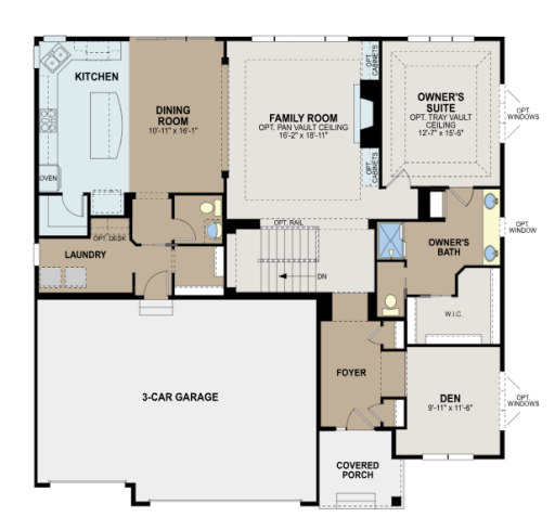 Langford main level layout