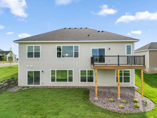 Back Exterior with finished deck