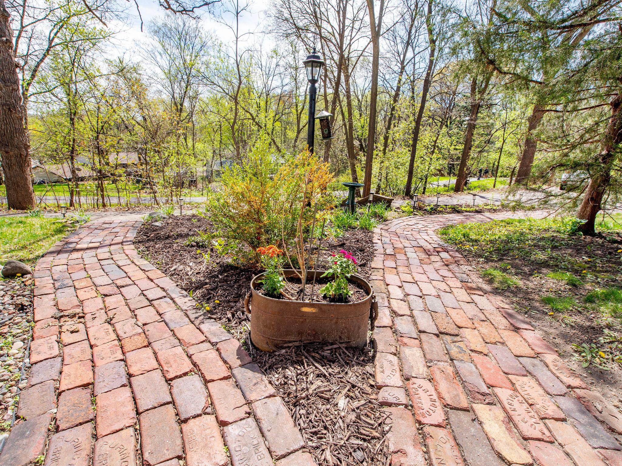 Historic brick paths