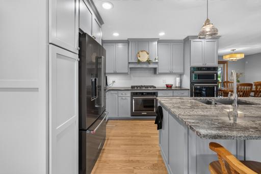 Plenty of cupboards and counter space with ac