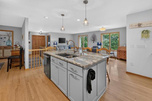 Open Concept kitchen and living room area