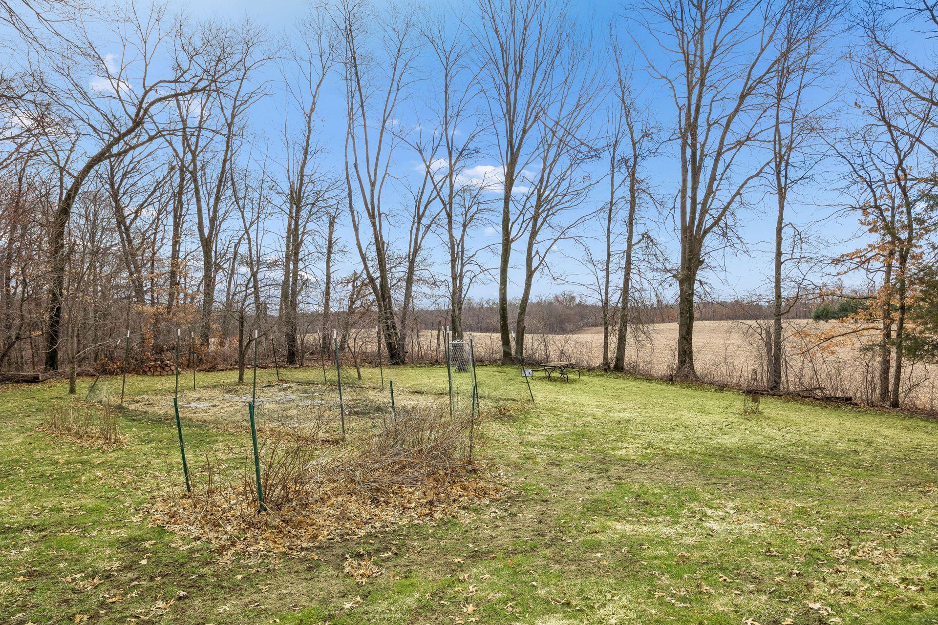 Dedicated garden area ready for your green thumb.