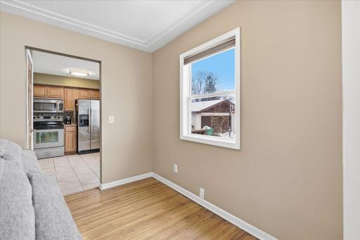 This area could be used as a small dinette area as well.