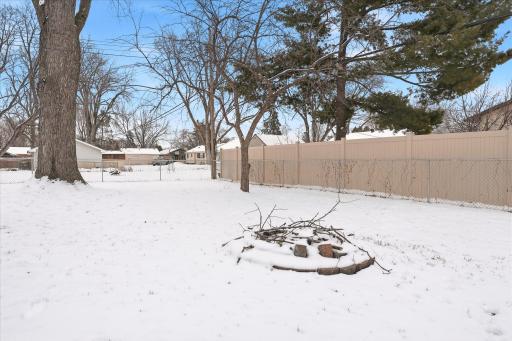 A dedicated firepit area, perfect for outdoor gatherings.