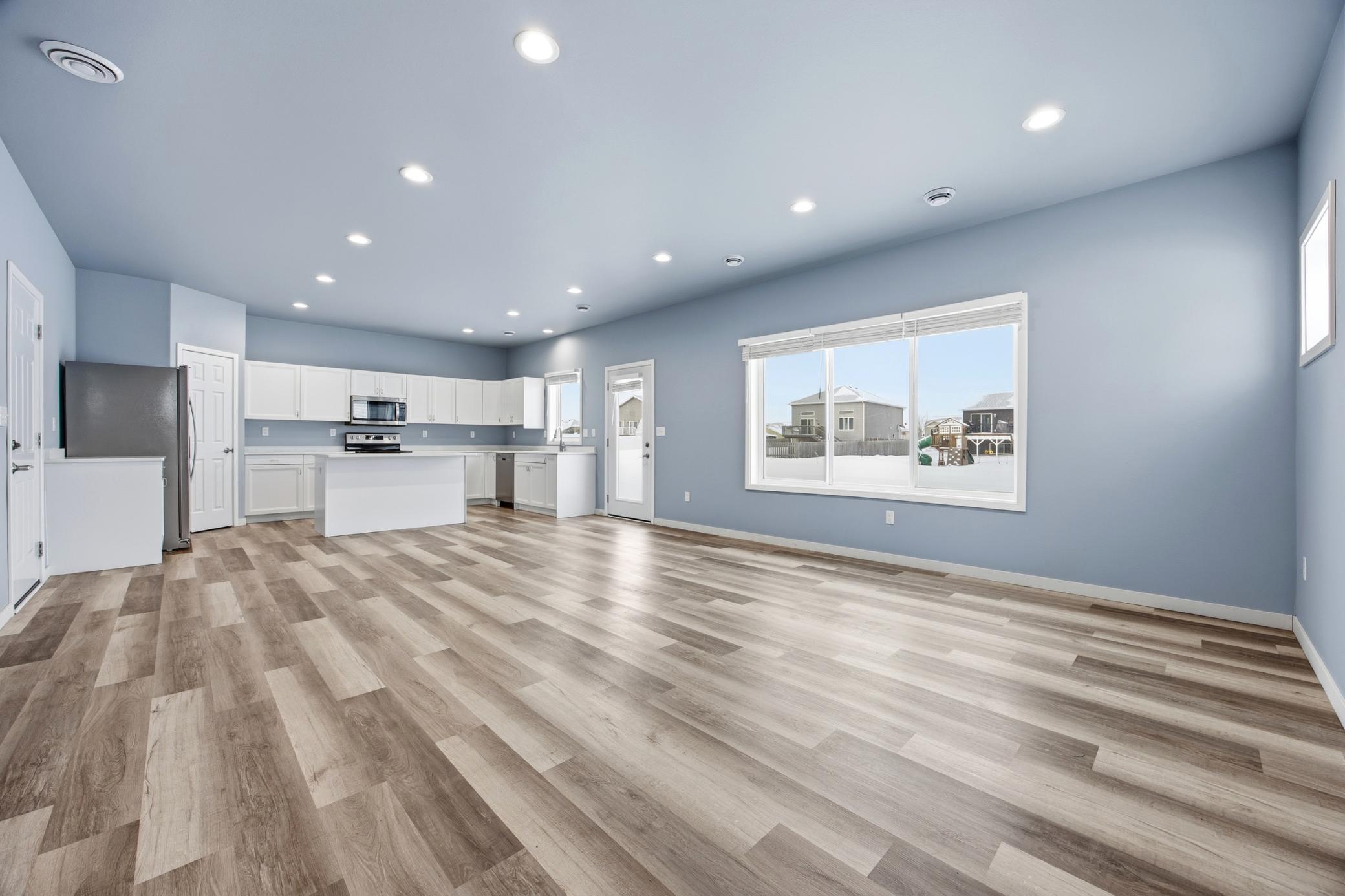 Living Room & Kitchen