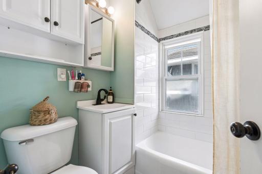 Upper level bathroom