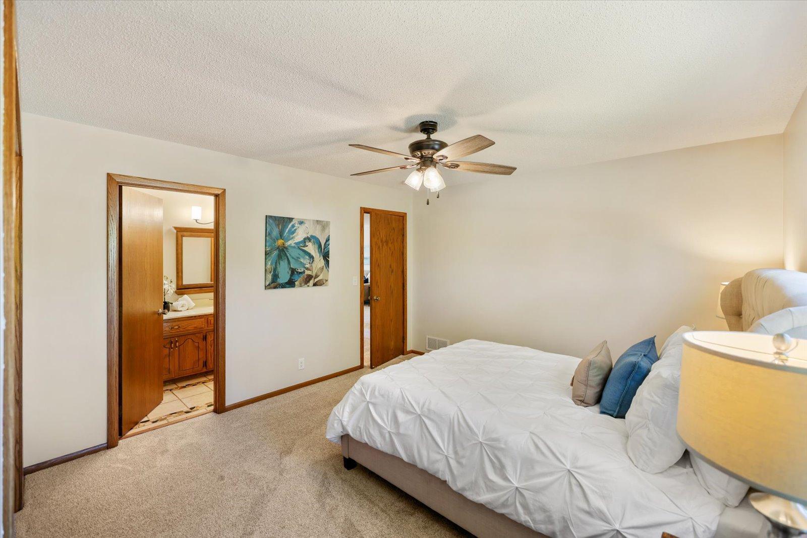 Main level with bathroom entrance