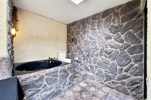 Primary bathroom with soaking tub