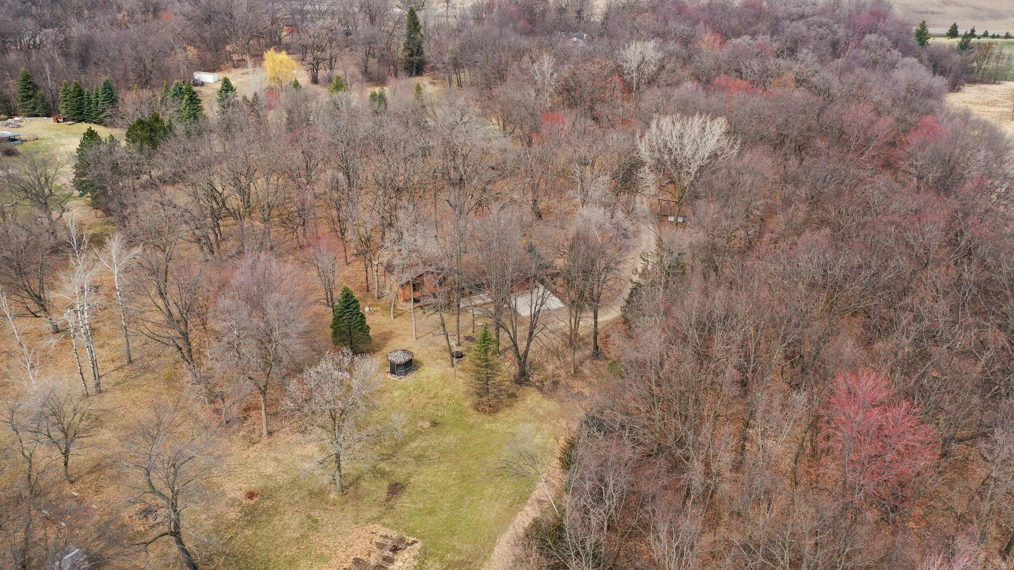 Aerial Views showcase the incredible 6.9 acres!