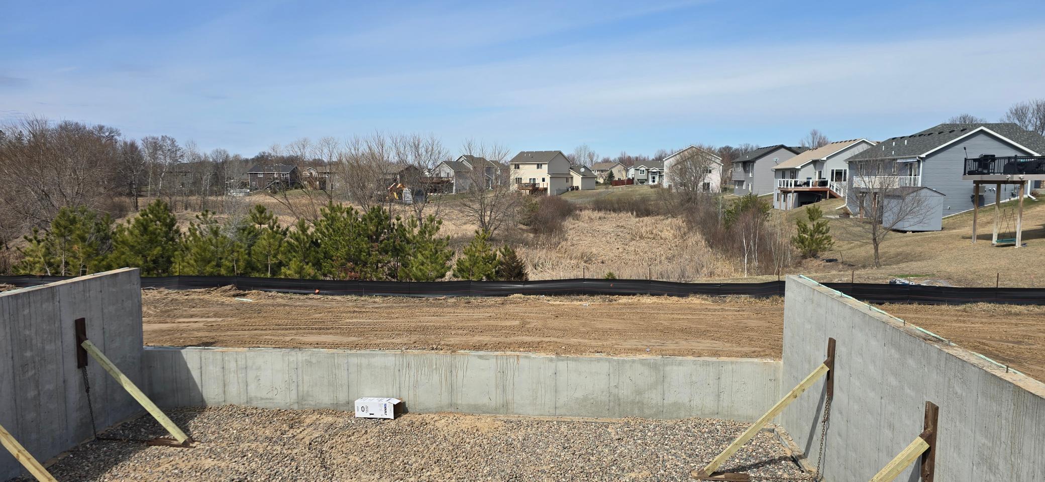 Gorgeous backyard view from our Mirabel model home. No other homes immediately behind just a wetlands and mother nature. This is a premium lot in this development.