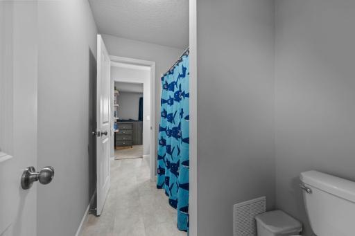Jack and Jill with separate space to shower and toilet room