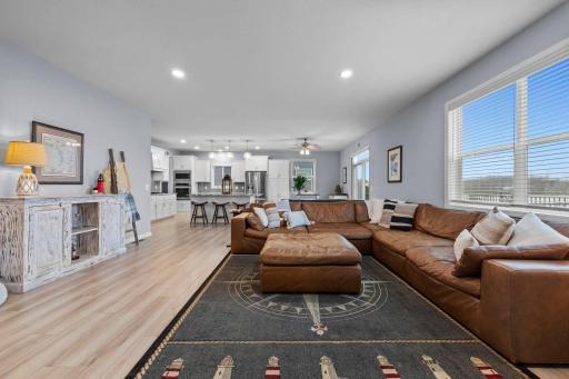 The perfect layout for entertaining.