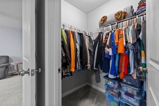 Walk-in closet for 3rd bedroom