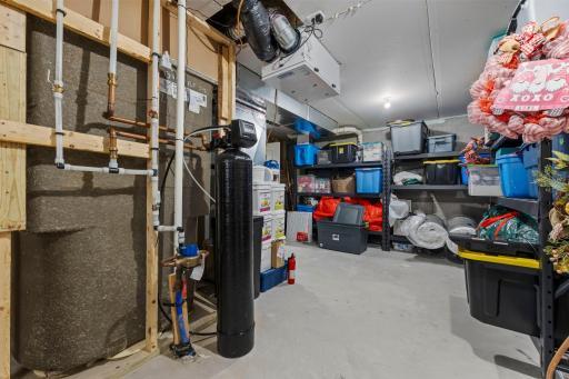 Additional view of Mechanical Room showing the storage space and/or ability to create flex room/exercise area!