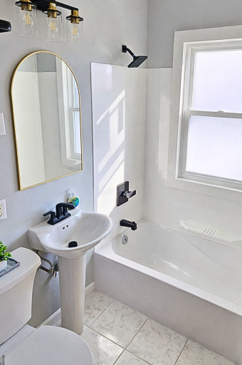 New updated bathroom