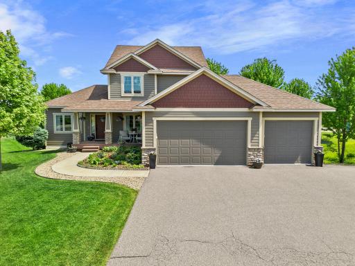 Incredible custom built home on an beautiful, large corner lot (.44 acre). Fabulous New Prague with backyard overlooking neighborhood park.