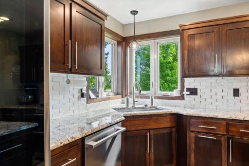 Corner window brings in a ton of natural light.