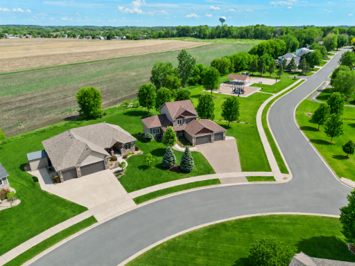 Incredible New Prague location! Gorgeous .44 acre, corner lot overlooking neighborhood park, extra parking pad on the side of home is great for additional cars, boat, recreational vehicles or trailers. This one is a must see in New Prague!