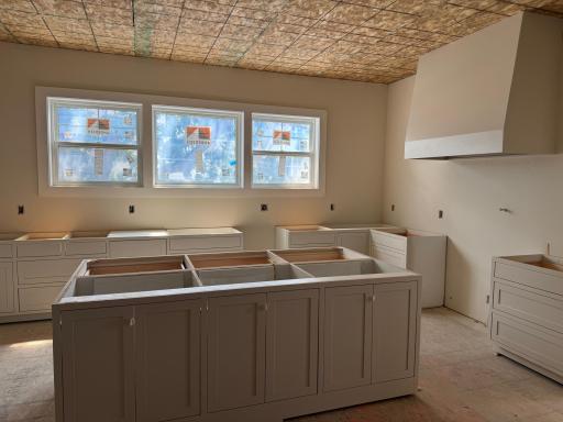 Custom inset cabinetry throughout the entire home. Oversized island, Thermador Appliances
